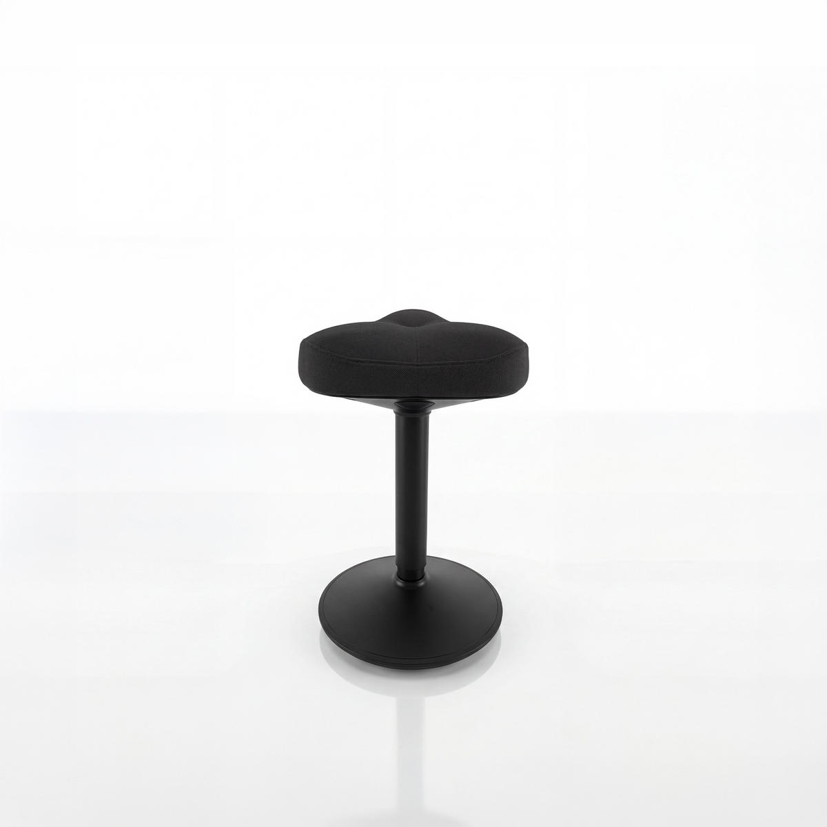 BALANCEHOCKER - Schwarz, Metall (36/58/36cm)