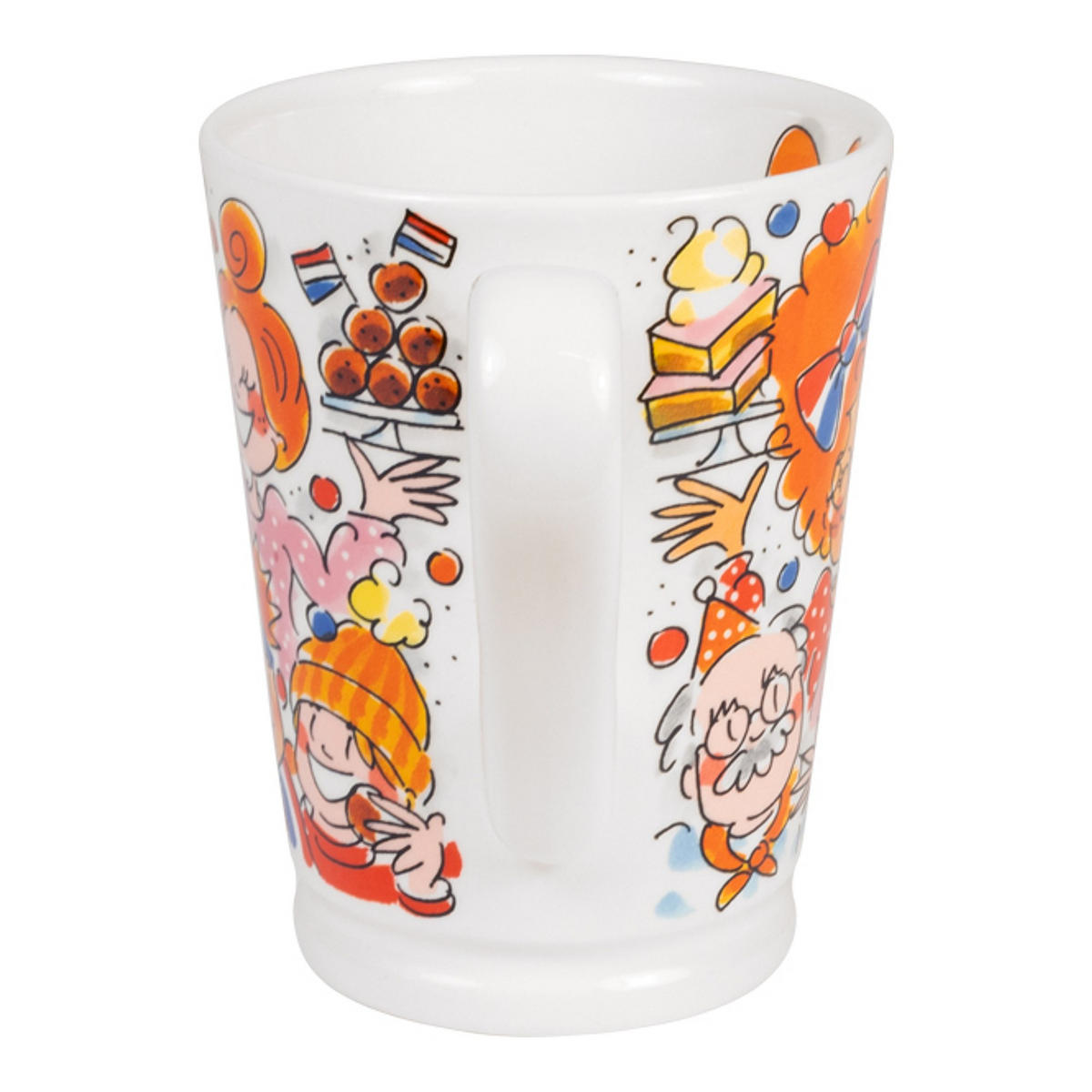 MAZAGRAN-BECHER Wir lieben Orange in Bunt - 500 ml - Multicolor, Keramik (0.5L) - Blond Amsterdam