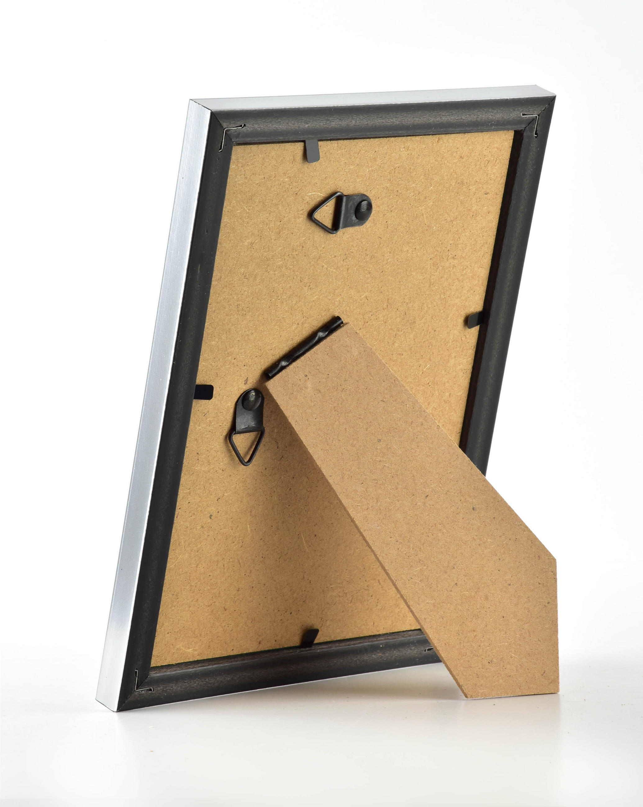 BILDERRAHMEN Adi Silber 17/12/1 cm Kunstoff - Silberfarben, Kunststoff (12/1/17cm) - Mondex