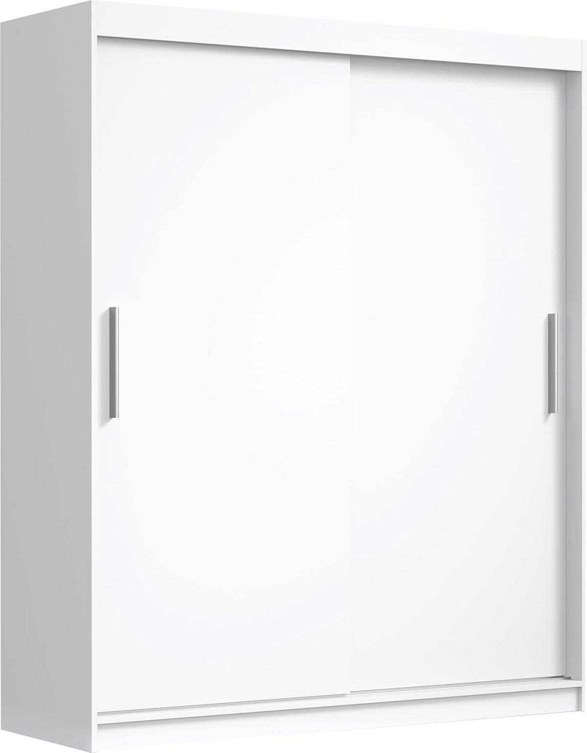 SCHIEBETÜRENSCHRANK 180 Weiß 180x59x215,5 cm - Weiß, Holzwerkstoff (180/215.5/59cm) - Mobelsta