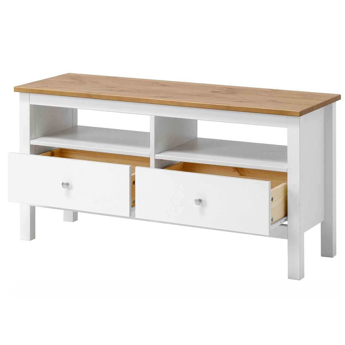 KOMMODE Massivholz 37/110/55 cm - Braun, Holz (110/55/37cm) - hagge home