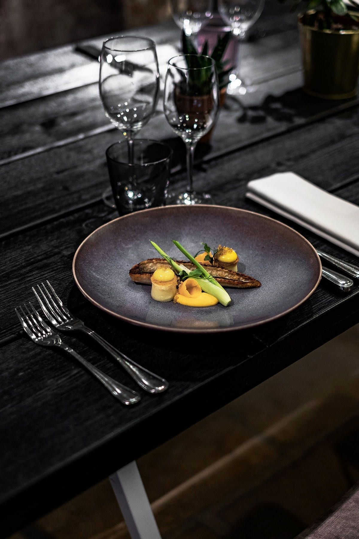 GESCHIRRSET12-TEILIG GESCHIRRSETUrban - 12-teilig / 4 Personen - 4 Speiseteller, 4 FRÜHSTÜCKTELLER und 4 SUPPENTELLER - Blau, Keramik (2/2/1cm) - Cosy & Trendy