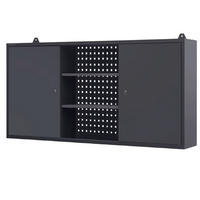 HÄNGESCHRANK Werkstatt abschließbar OLIS 60x120x20cm Anthrazit - Anthrazit, Metall (120/60/20cm) - DELUKE
