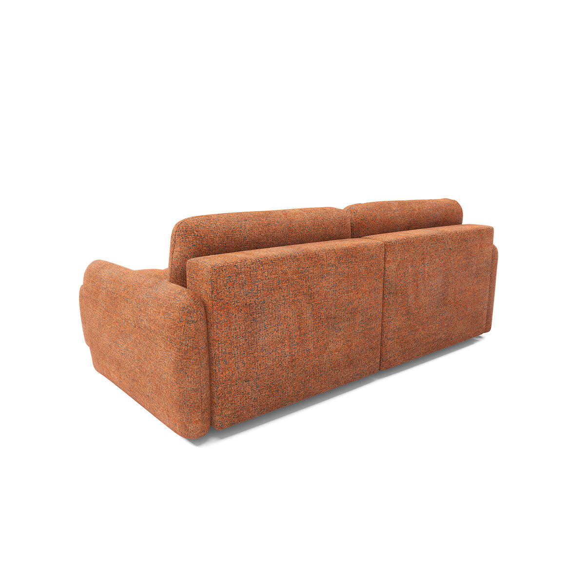 ECKSOFA Vittoria Orange - Orange, Holz (240/165cm) - Petits-meubles