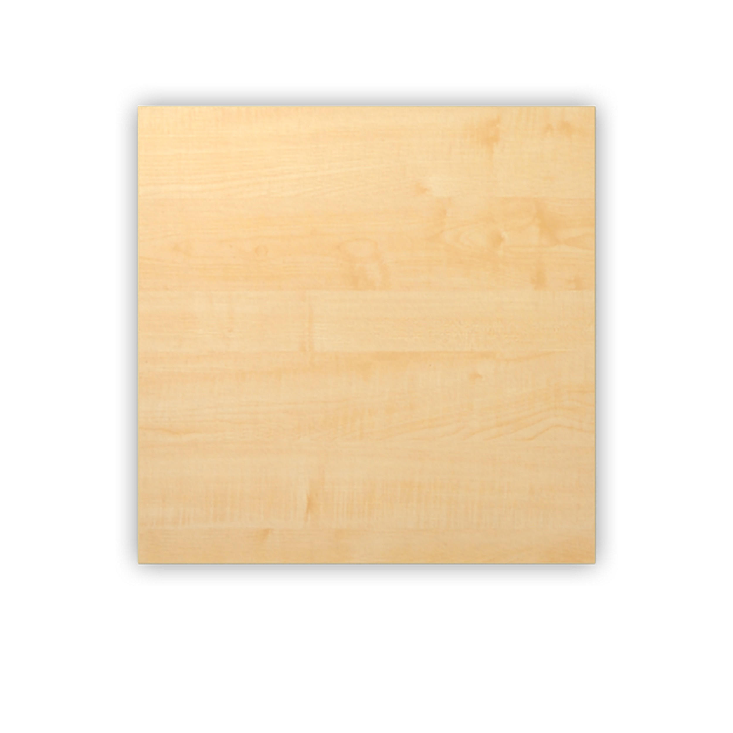 bümö Schreibtischplatte Ahorn 80x2.5x80 cm