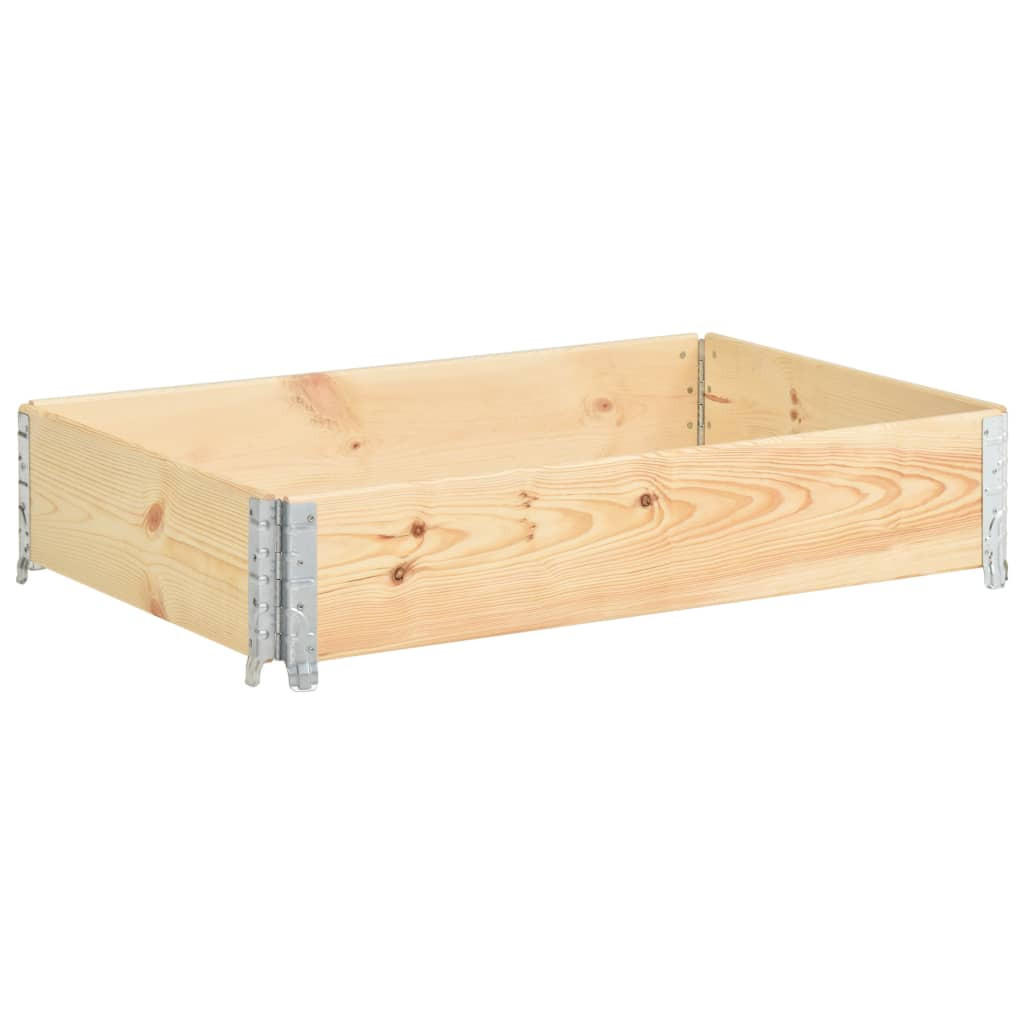 HOCHBEET 50x100 cm Kiefer Massivholz - Braun, Holz (50/19/100cm) - furnicato