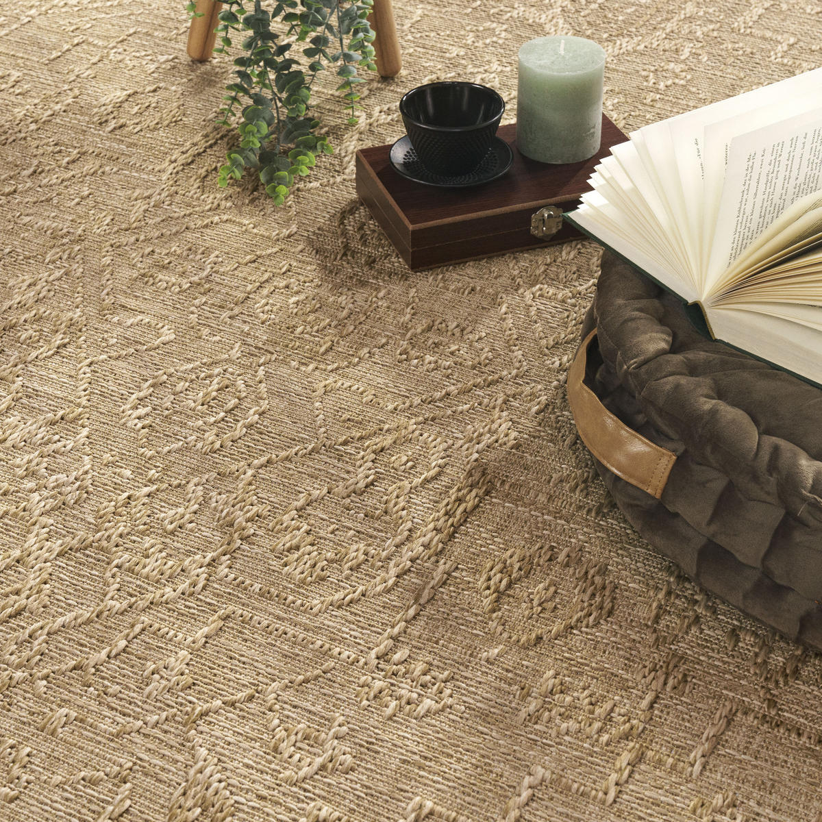 OUTDOORTEPPICH 120/160 cm Rimini 413 - Beige, Textil (120/160cm) - Paco Home