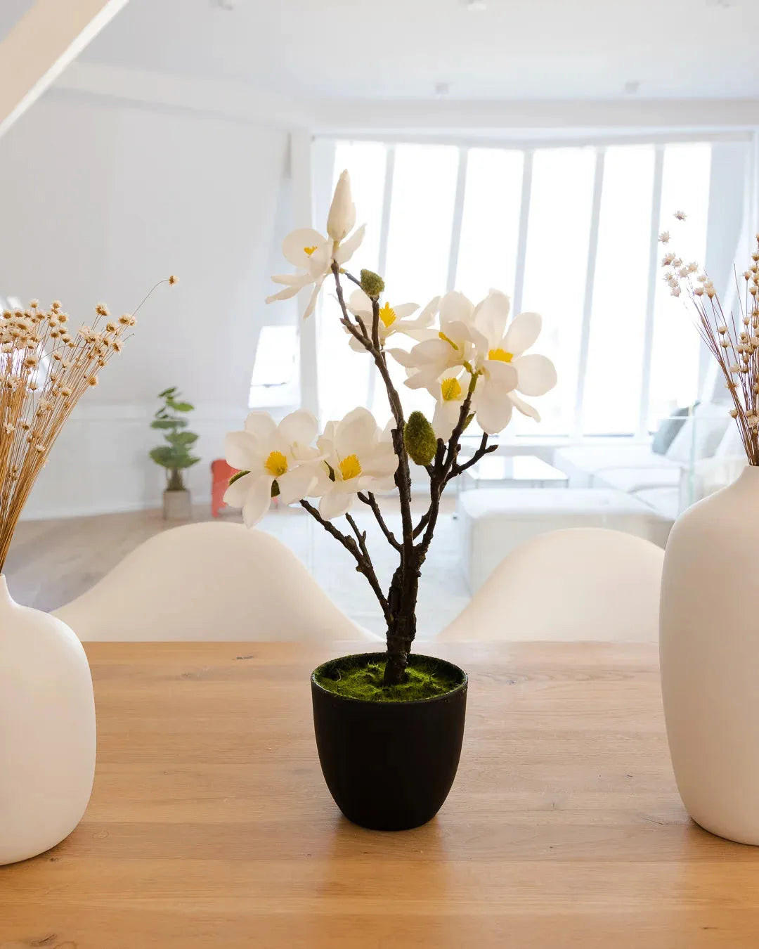 MAGNOLIEN Künstliche Magnolie - Elia 45 cm - Creme, Kunststoff (45cm) - aplanta