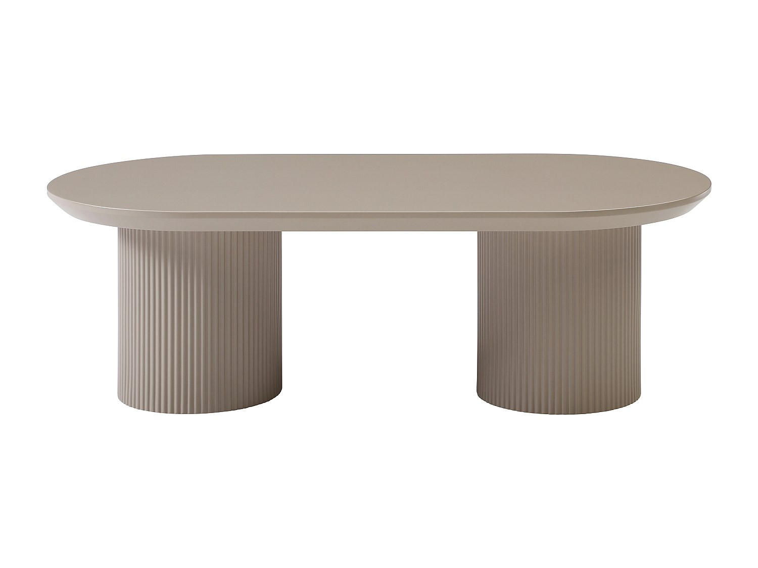 COUCHTISCH - 120 cm x 60 cm - holz - taupe Lorimila - Taupe, Holz (60/120/40cm) - Vente-Unique