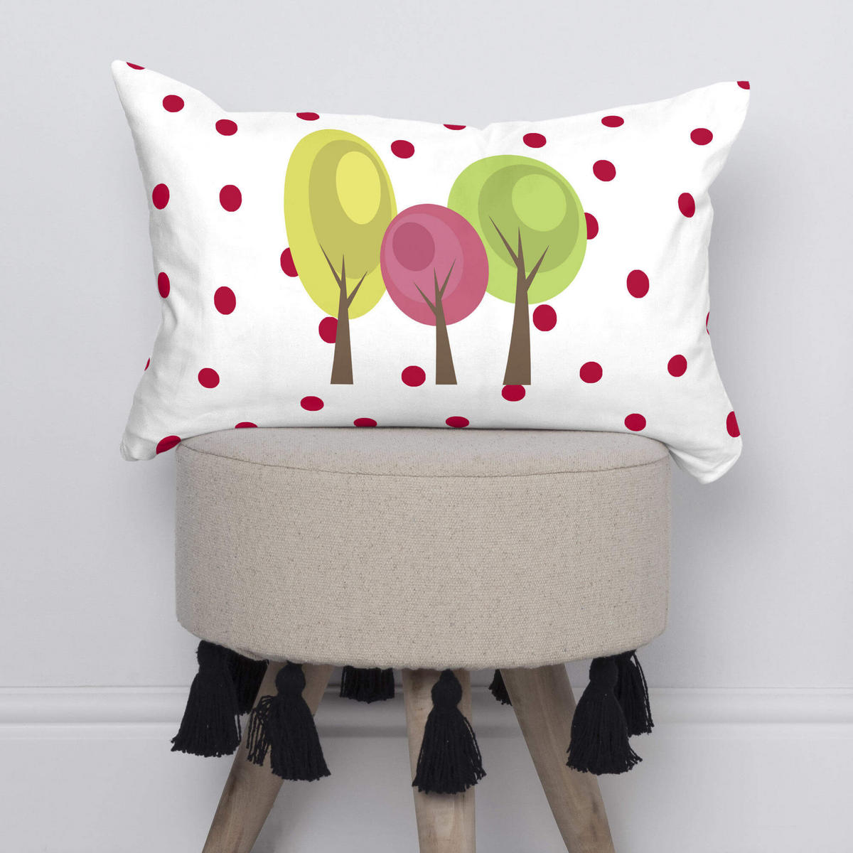 KISSENBEZUG grandma 50x30 cm mehrfarbig - Multicolor, Textil (50/30cm) - Happy Friday