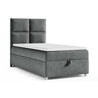 BOXBETT mit Bettkasten Trinity K2-SINGLE Bonellfederkern inkl - Graphitfarben, Holz/Holzwerkstoff (100/200cm) - Best For Home