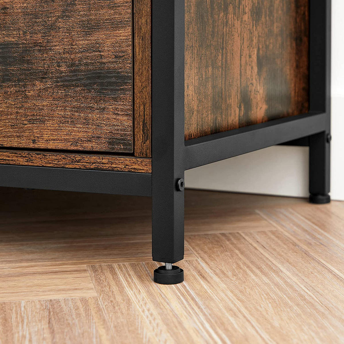 TV-LOWBOARD MIT SCHUBLADEN - Braun, Holzwerkstoff (40/50/147cm) - Hansiro