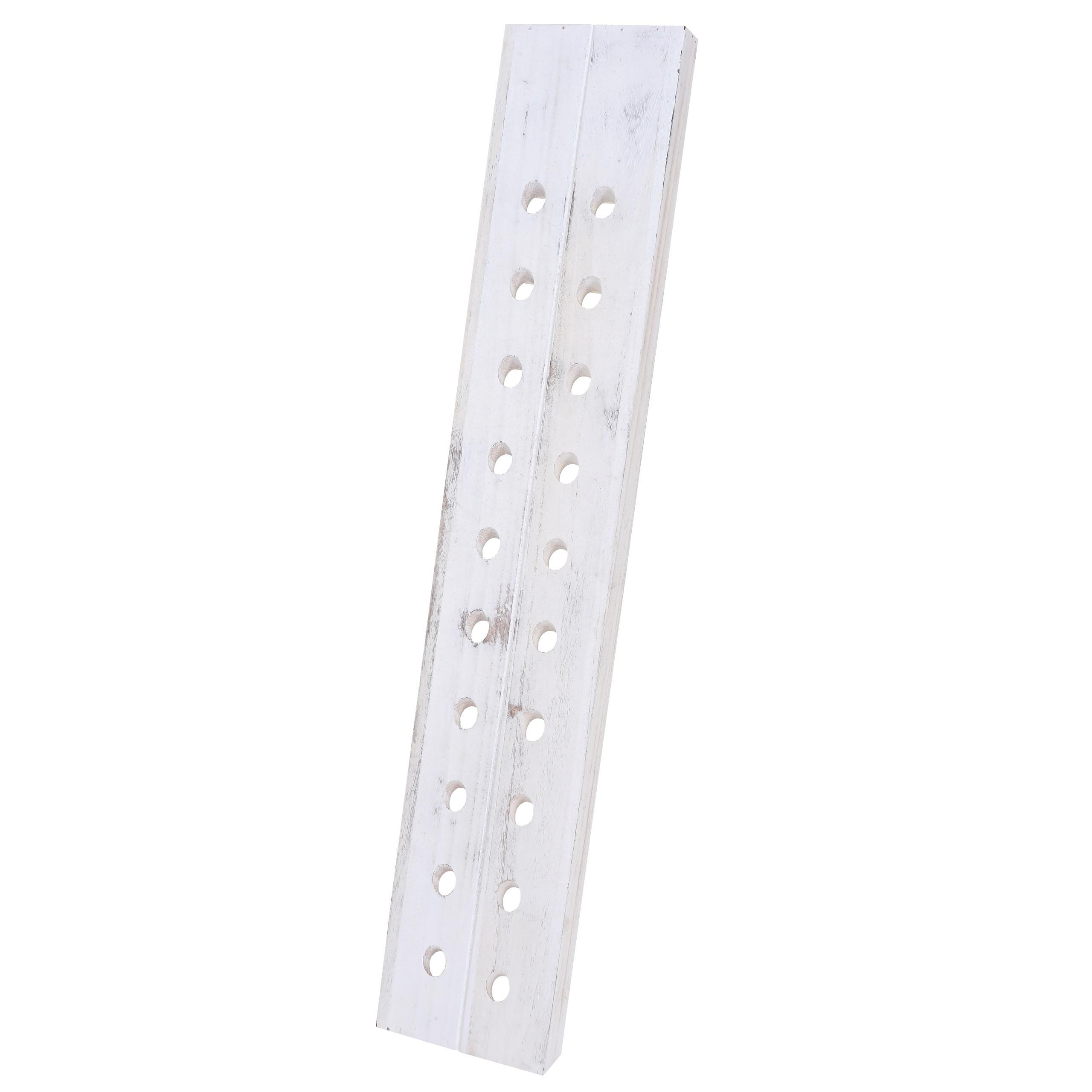 DEKO-RÜTTELBRETT Weiß - Weiß, Holz (22/120/5cm) - MCW