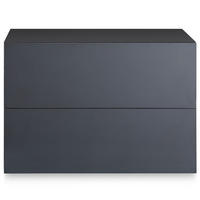 HÄNGENDER NACHTTISCH ANNI Hochglanz schwarz - Schwarz Hochglanz, Holzwerkstoff (42/29/30cm) - CARO-Möbel
