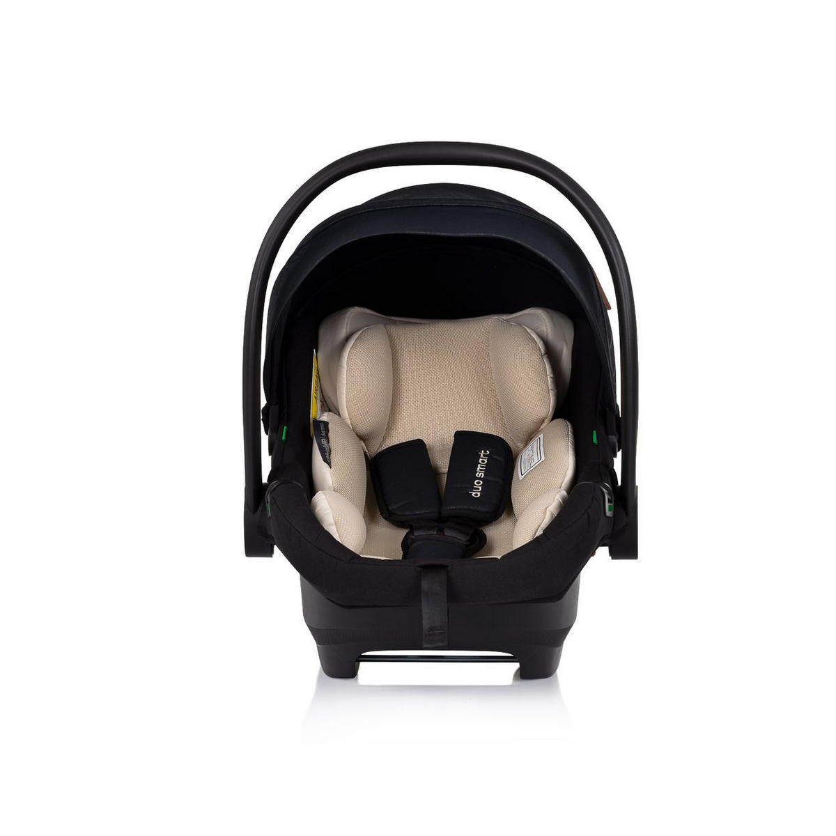 BABYSCHALE SET Isofix Duo Smart schwarz beige Duo Smart i-Size verstellbare Kopfstütze - Beige, Kunststoff (40/58/66cm) - Chipolino