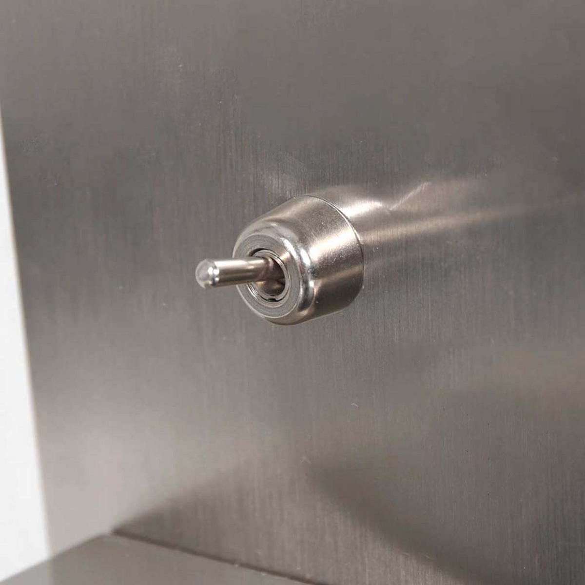 LED WANDLEUCHTE Metall Stahl Grau schwenkbar Ladestation - Silberfarben, Metall (30/16/16cm)