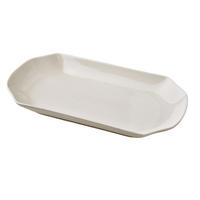 SERVIERPLATTE Basic weiß 31/17/3,5 cm Porzellan - Weiß, Keramik (17/3.5/31cm) - Mondex
