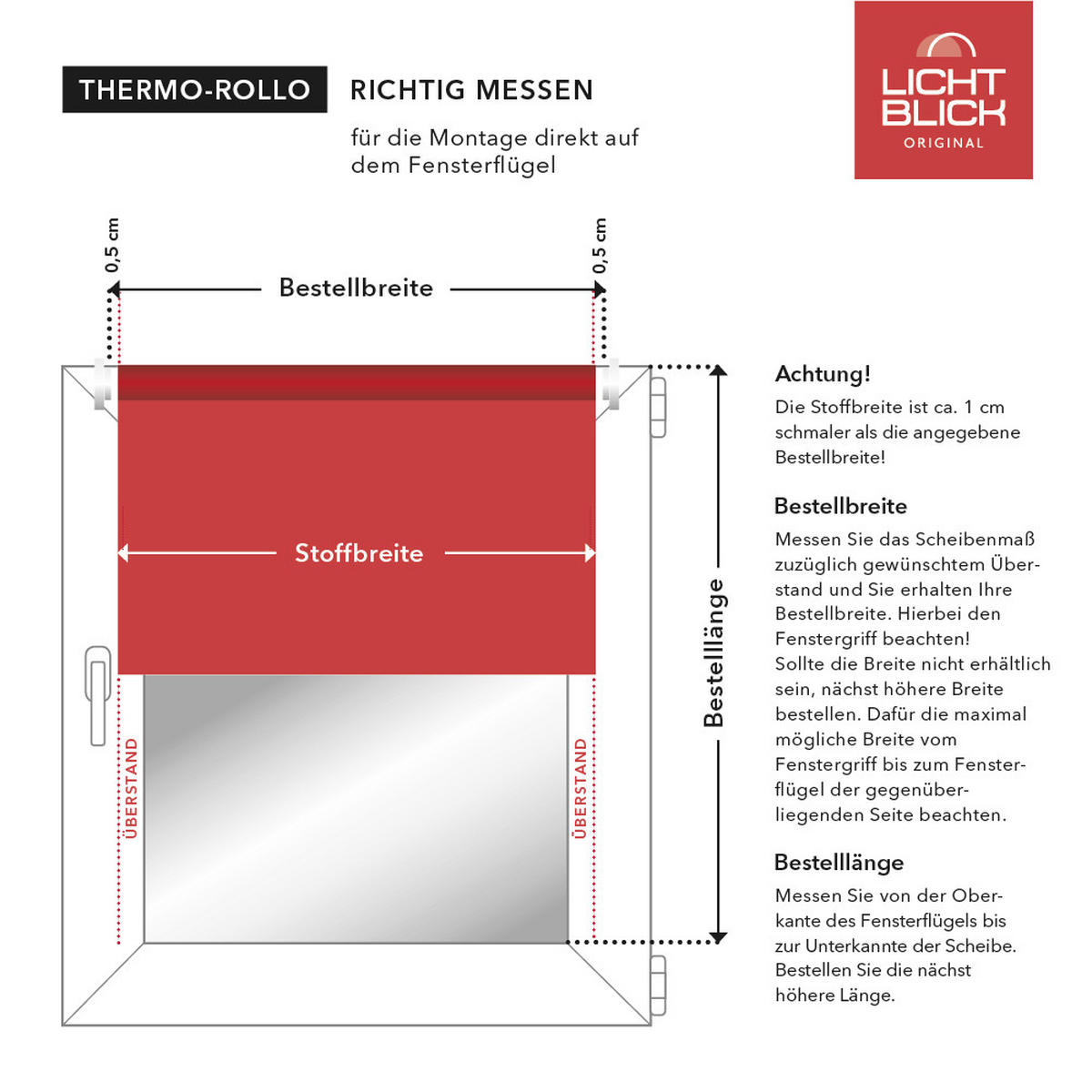 THERMO-ROLLO KLEMMFIX, OHNE BOHREN, VERDUNKELUNG - Braun, Kunststoff (40/150cm) - Lichtblick Original