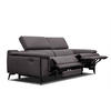 RELAXSOFA MATERA 3-Sitzer mit 2 Relaxfunktionen, graphitfarben - Schwarz/Graphitfarben, Holzwerkstoff/Textil (212/82/103cm) - Courtois Laville