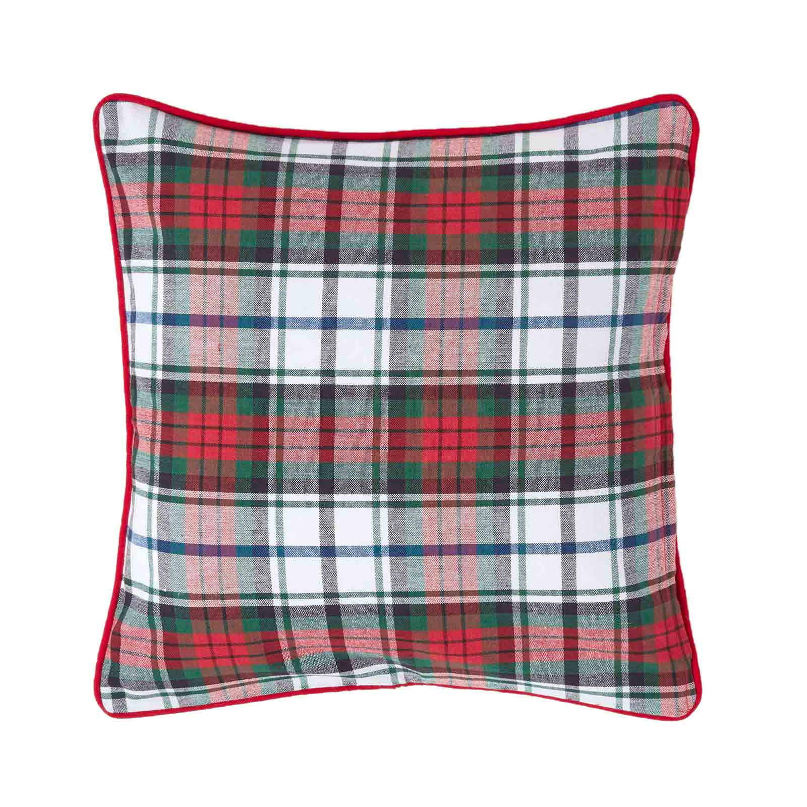 KISSENHÜLLE Macduff Schottenkaro 45/45 cm - Rot, Textil (45/45cm) - Homescapes