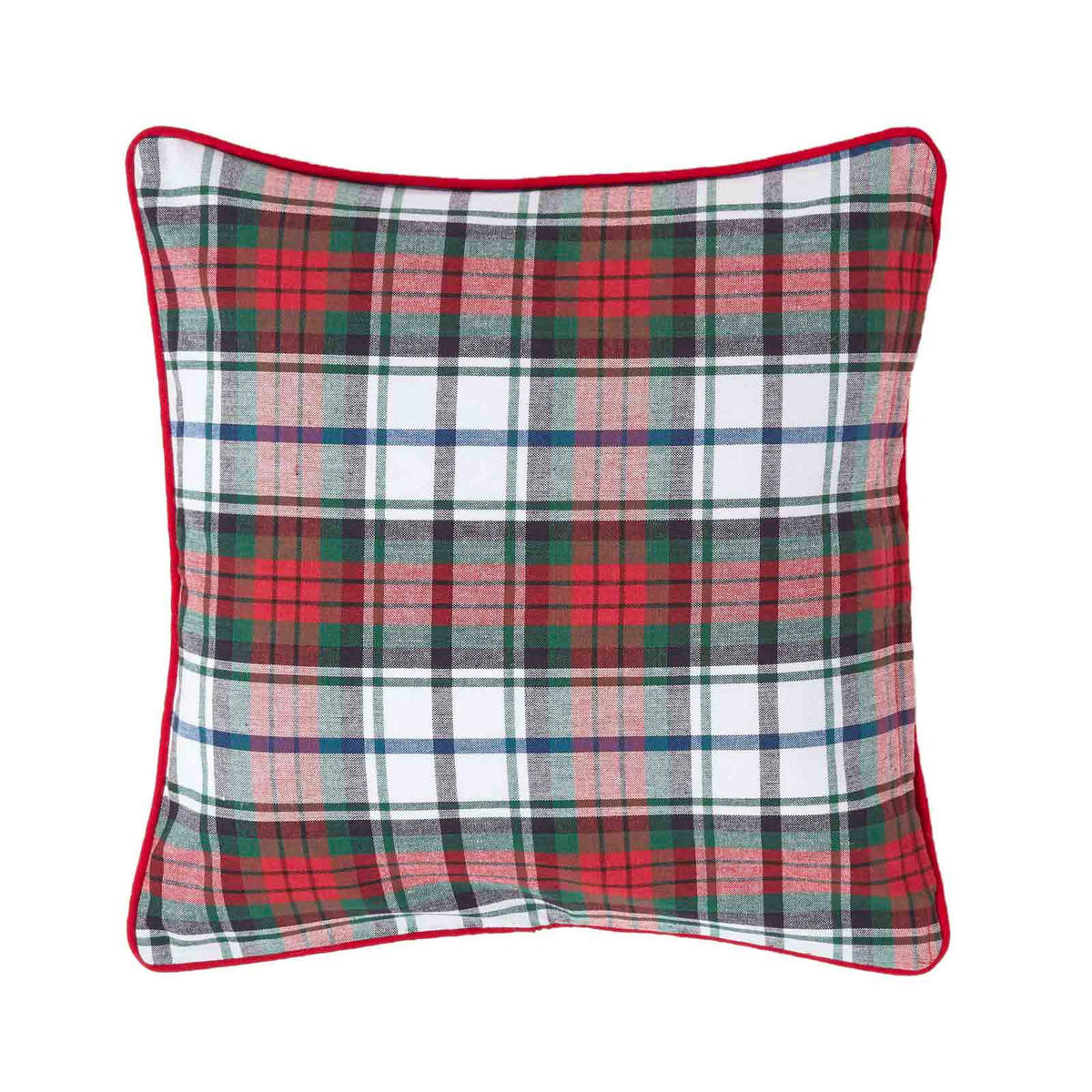 KISSENHÜLLE Macduff Schottenkaro 45/45 cm - Rot, Textil (45/45cm) - Homescapes