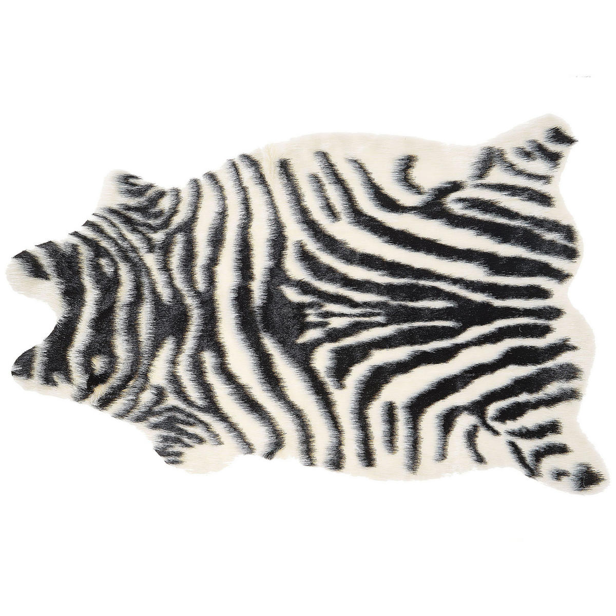 KUNSTFELL-TEPPICH Nambung 90/60 cm - Schwarz, Kunststoff (60/90cm) - Beliani