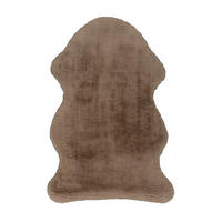 HOCHFLOR-TEPPICH Cosy 500 Taupe 85x130 cm - Taupe, Kunststoff/Textil (85/130cm) - carpet city