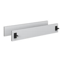 SOKLOVÝ PANEL R-Line, Bílá/Bílá, 56.3 cm Sada 2 kusů - bílá, kompozitní dřevo (56.3/9.6/1.6cm) - Vicco