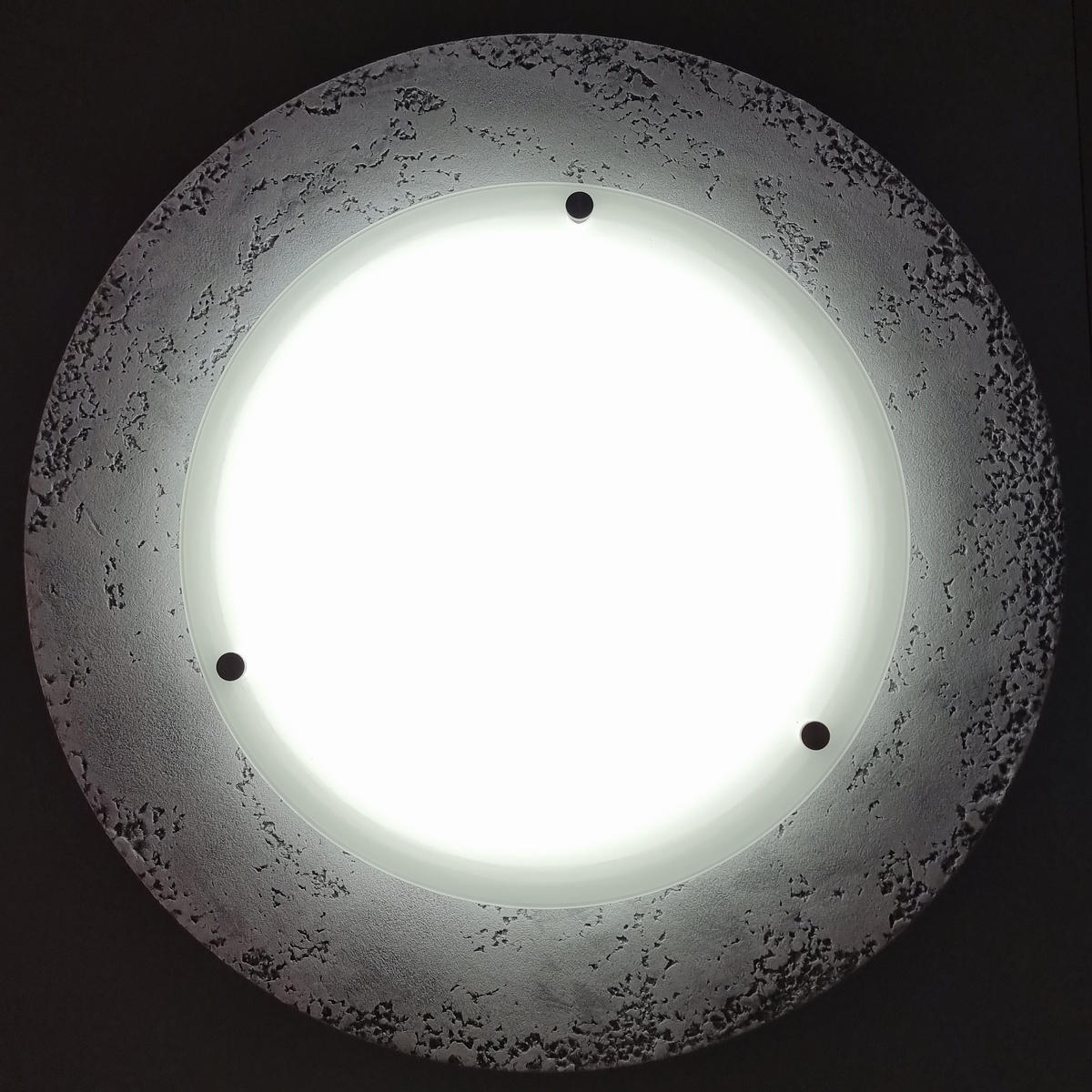 LED-DECKENLEUCHTE - Grau, Metall (55/55/6cm) - Lumicom