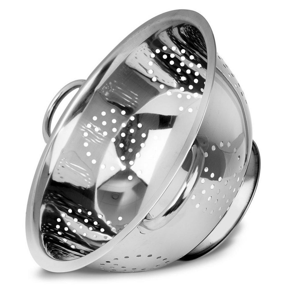 KÜCHENSIEB Silber 24 cm - Silberfarben, Metall (24cm) - Orion 