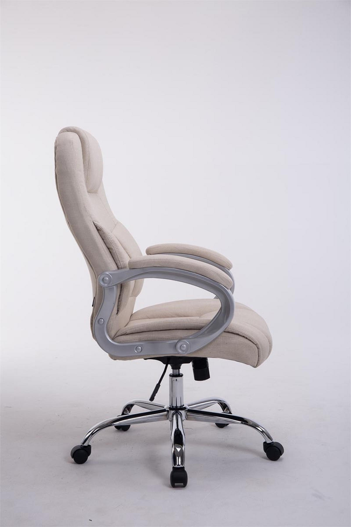BÜROSTUHL Apodo, Stoff Creme - Creme, Textil/Metall (66/122/70cm) - TPFLiving