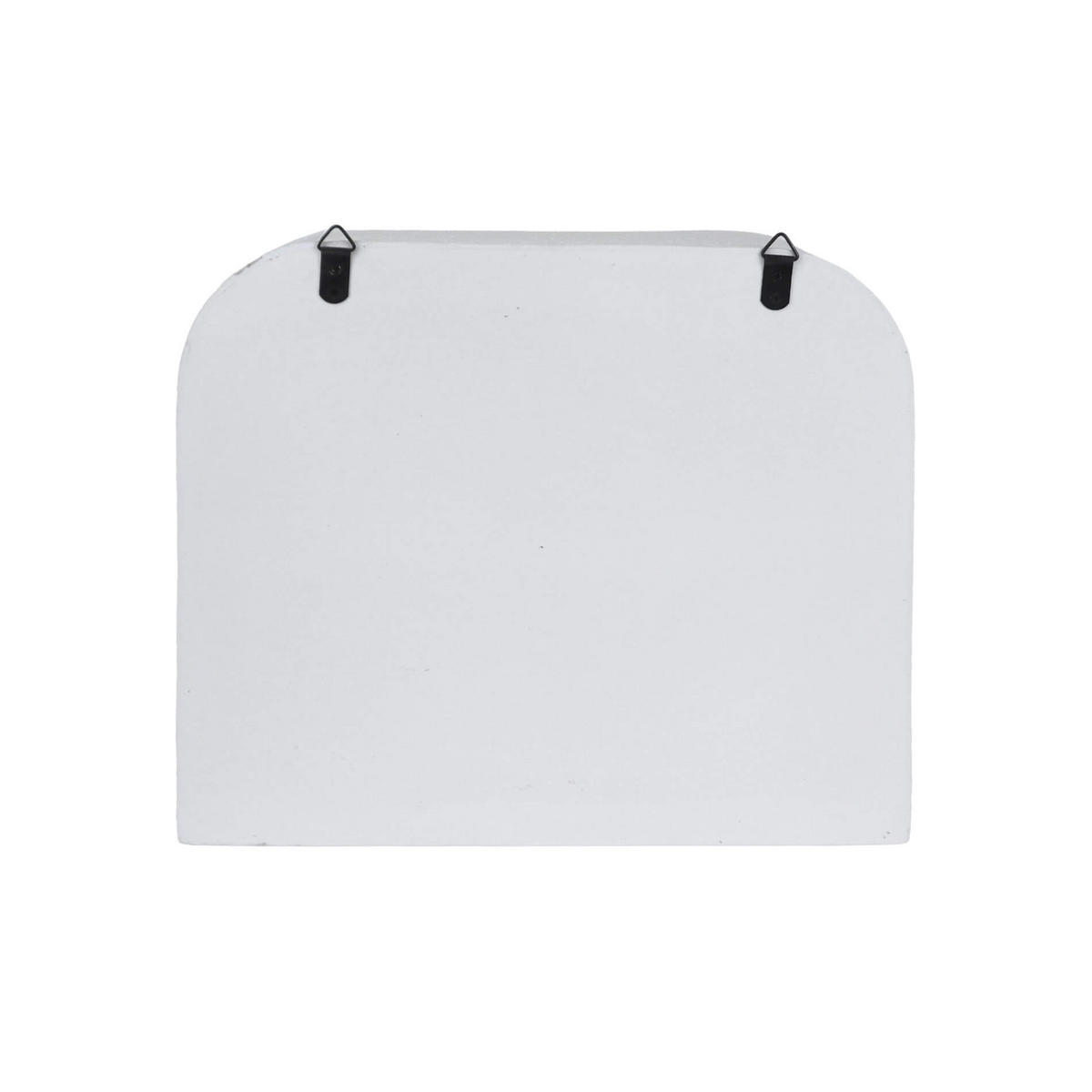 WANDREGAL Aurelia 35.5/14/30.5 cm - Weiß, Holzwerkstoff (35.5/30.5/14cm) - Mobili Rebecca