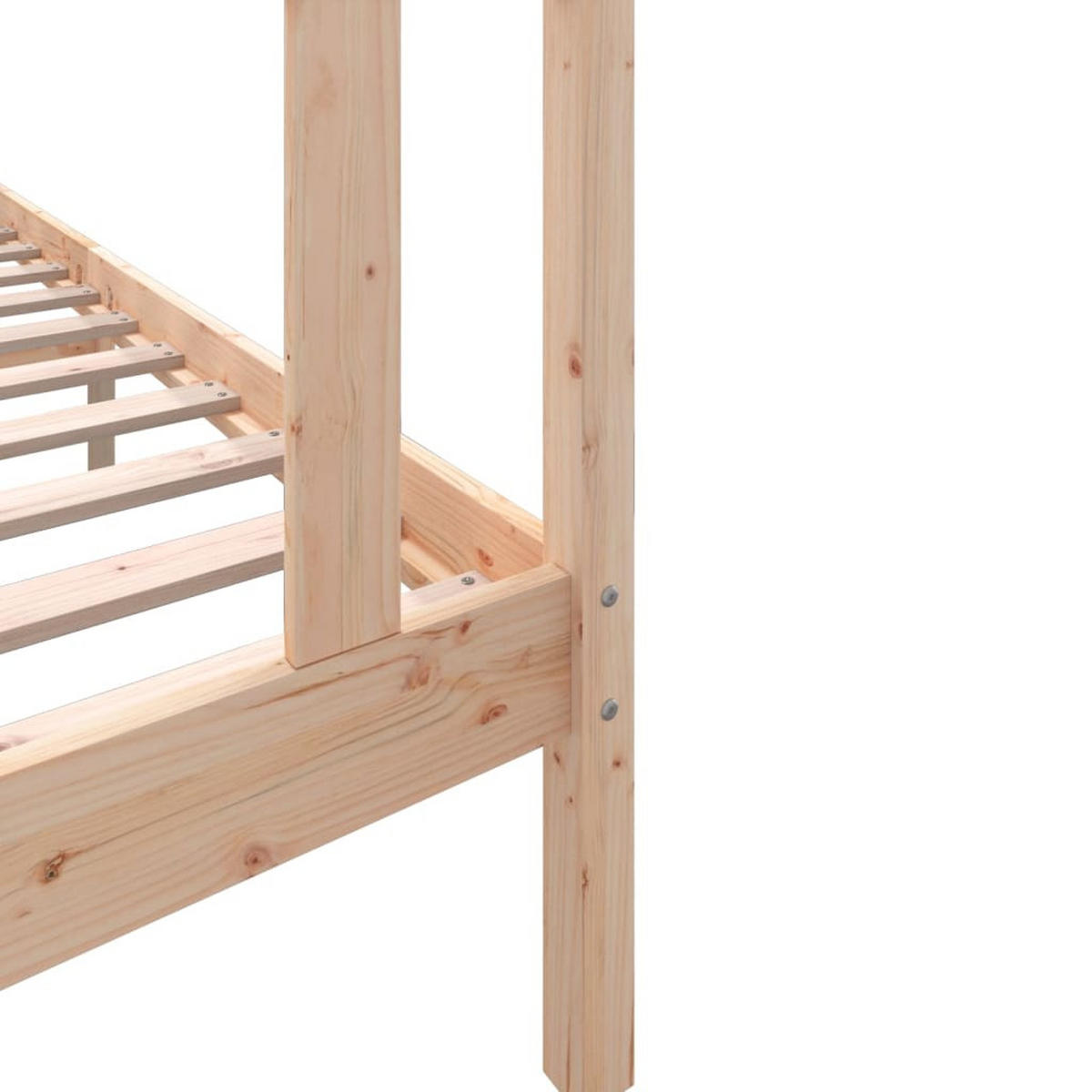 BETT Kimball 95.5/205.5 cm - Braun, Holz (90/200cm) - Nettlife