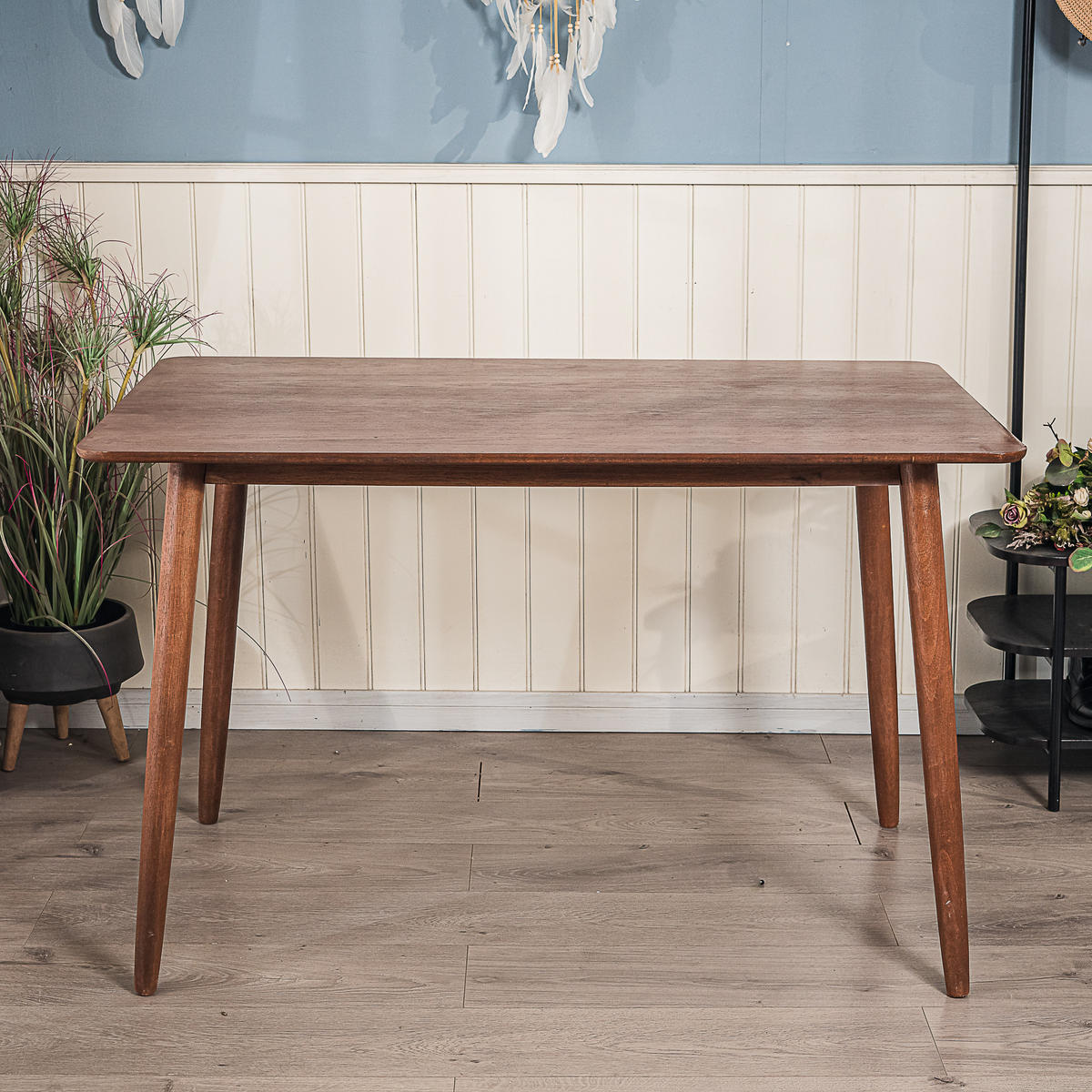 ESSTISCH Rechteckig Braun 120 x 75 x 75 (cm) - Braun, Holz (75/120/75cm) - Nordlys