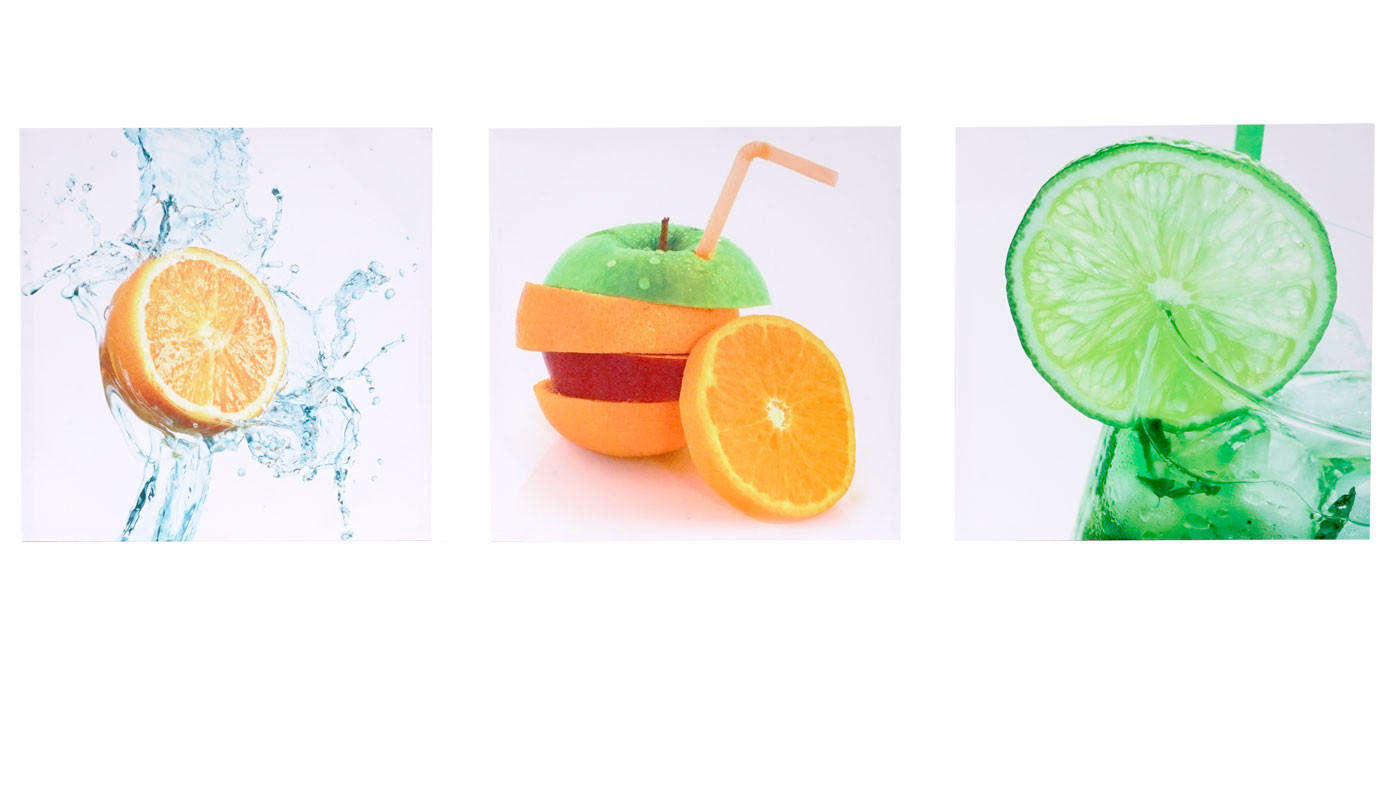 LEINWANDBILD OBST Multicolor - Multicolor, Holz (150/50cm) - MCW