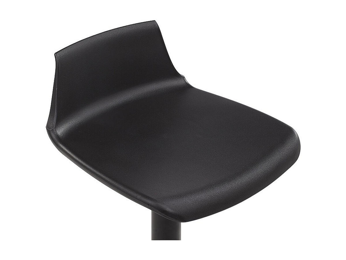 BARHOCKER höhenverstellbar - Polypropylen - Schwarz - CALAS - Schwarz, Kunststoff (45/95.5/45cm) - Vente-Unique