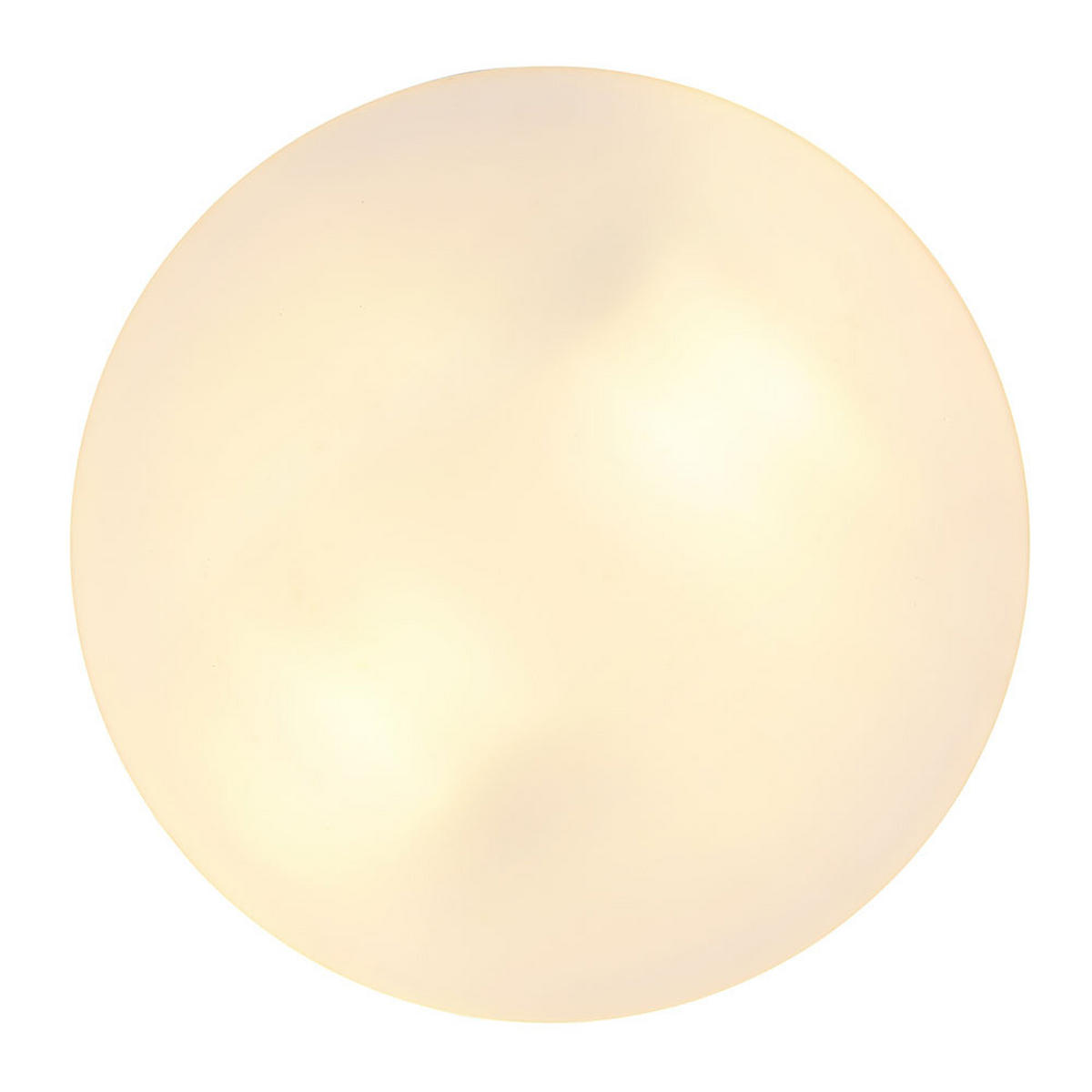 DECKENLEUCHTE Alu Schwarz Opal 2 Flammig - Schwarz, Glas (24/24/6.5cm) - Globo Lighting