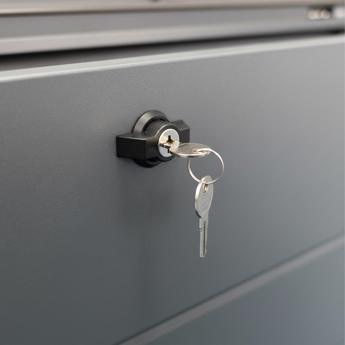 GARTENBOX - Schwarz, Kunststoff/Metall (115/59/50cm) - Relaxdays