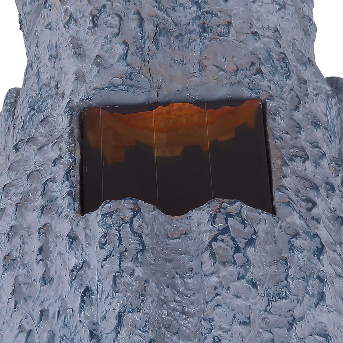 LED AUSSENLEUCHTE Froschkönig Grau Gold - Grau, Kunststoff (31/18/22cm) - Globo Lighting