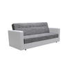 SOFA WIND mit Schlaffunktion KORNET02+DOLARO511 mit Stauraum - Grau, Textil (87/95/216cm) - Bedante