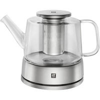 TEEKANNE Silber 21/16/24 cm 395001420 - Silberfarben, Glas (0.8L) - Zwilling