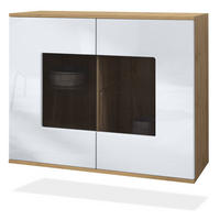 KOMMODE Grömitz Weiß Hochglanz - Weiß Hochglanz, Holzwerkstoff (92.5/73.5/35cm) - Vladon