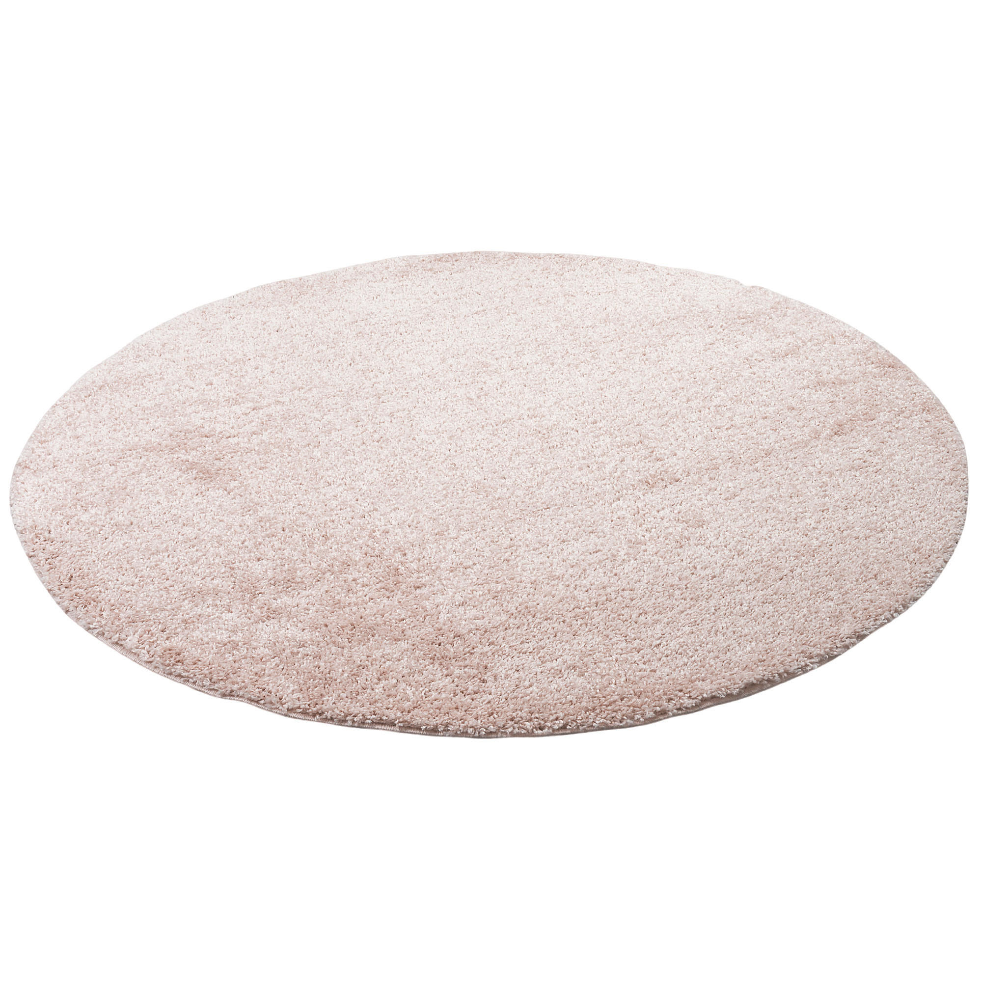 Thumbnail - Pergamon Hochflor, Rosa, Textil, Rund, 150x150 cm, Teppiche & Böden, Teppiche, Hochflorteppiche & Shaggys