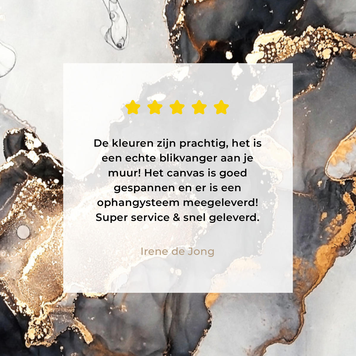 LEINWANDBILD Marmor - Schwarz - Weiß - Gold - Luxus - Abstrakt Wandbild Wohnzimmer 60x80 cm - Goldfarben, Textil (60/80cm) - MuchoWow