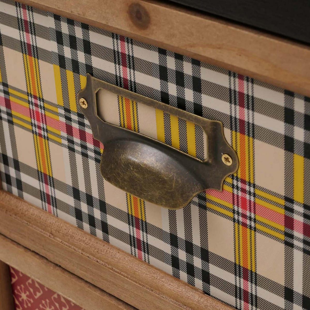 APOTHEKERKOMMODE Schwarz - Schwarz, Holz (91/80/40cm) - MCW