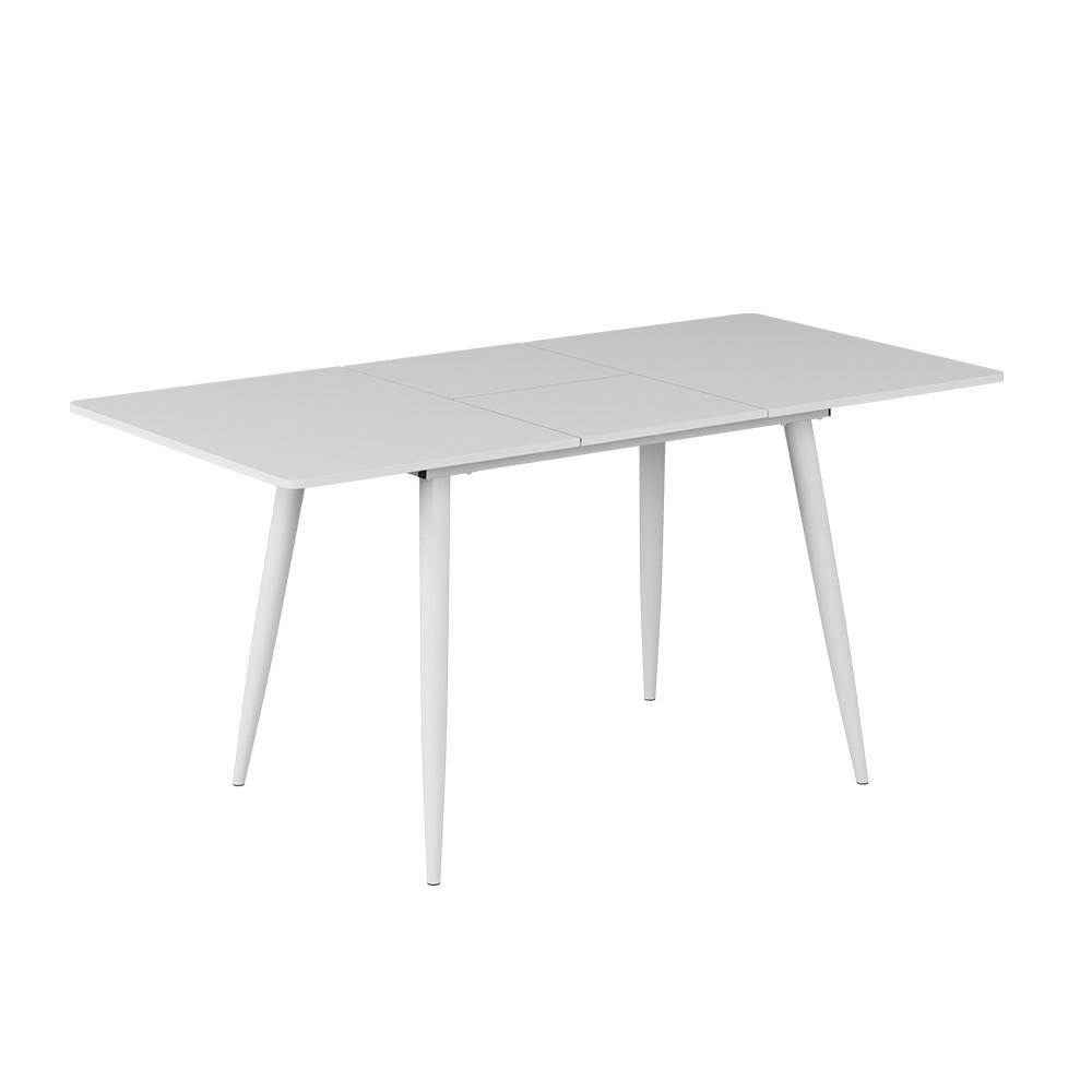 Vicco JÍDELNÍ STŮL Beaver, Bílá, 120-160 x 80 cm Rozšiřitelný
