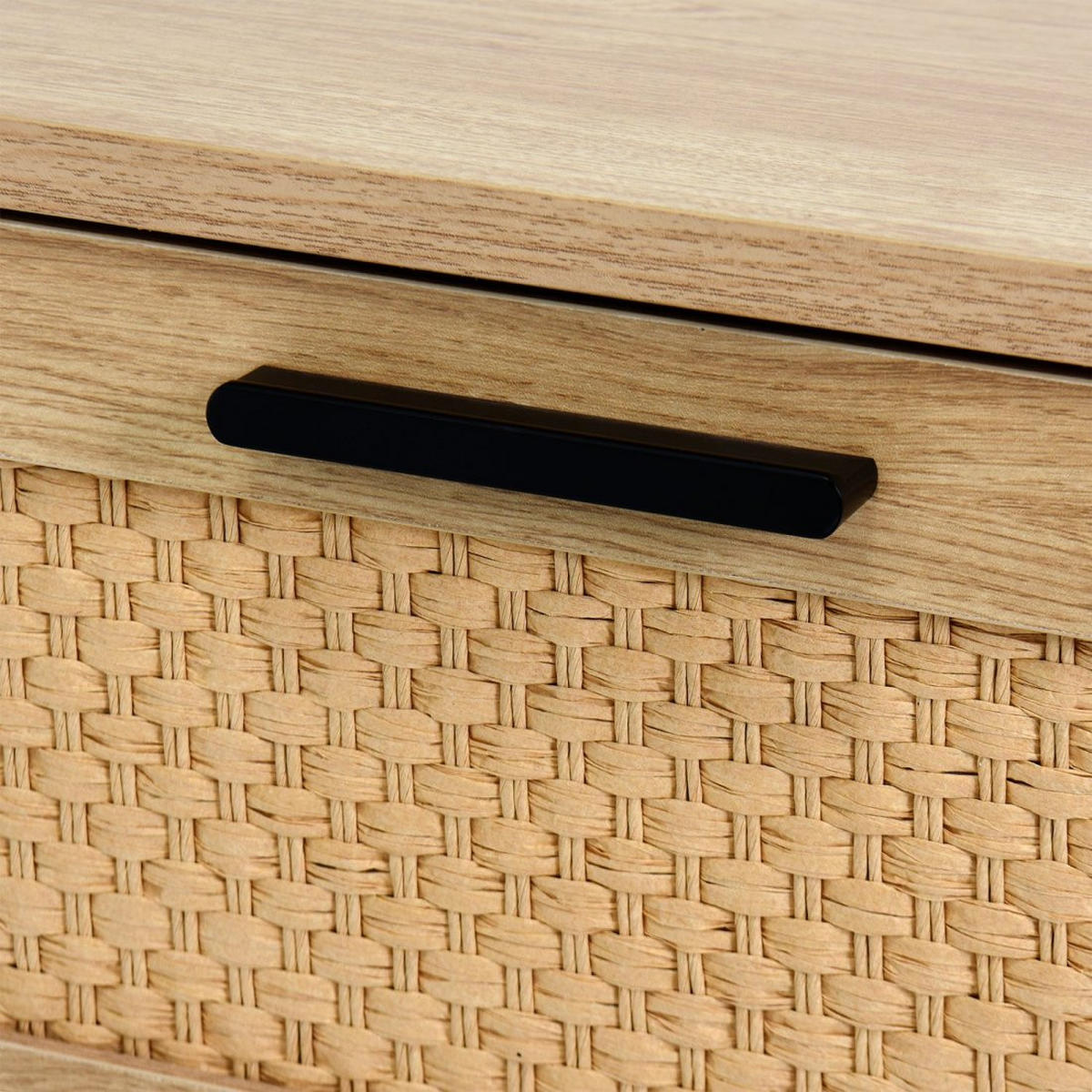 NACHTTISCH 2 SCHUBLADEN Samoa Natürlich 45 cm x 56 cm - Naturfarben, Holzwerkstoff (45/56/40cm)