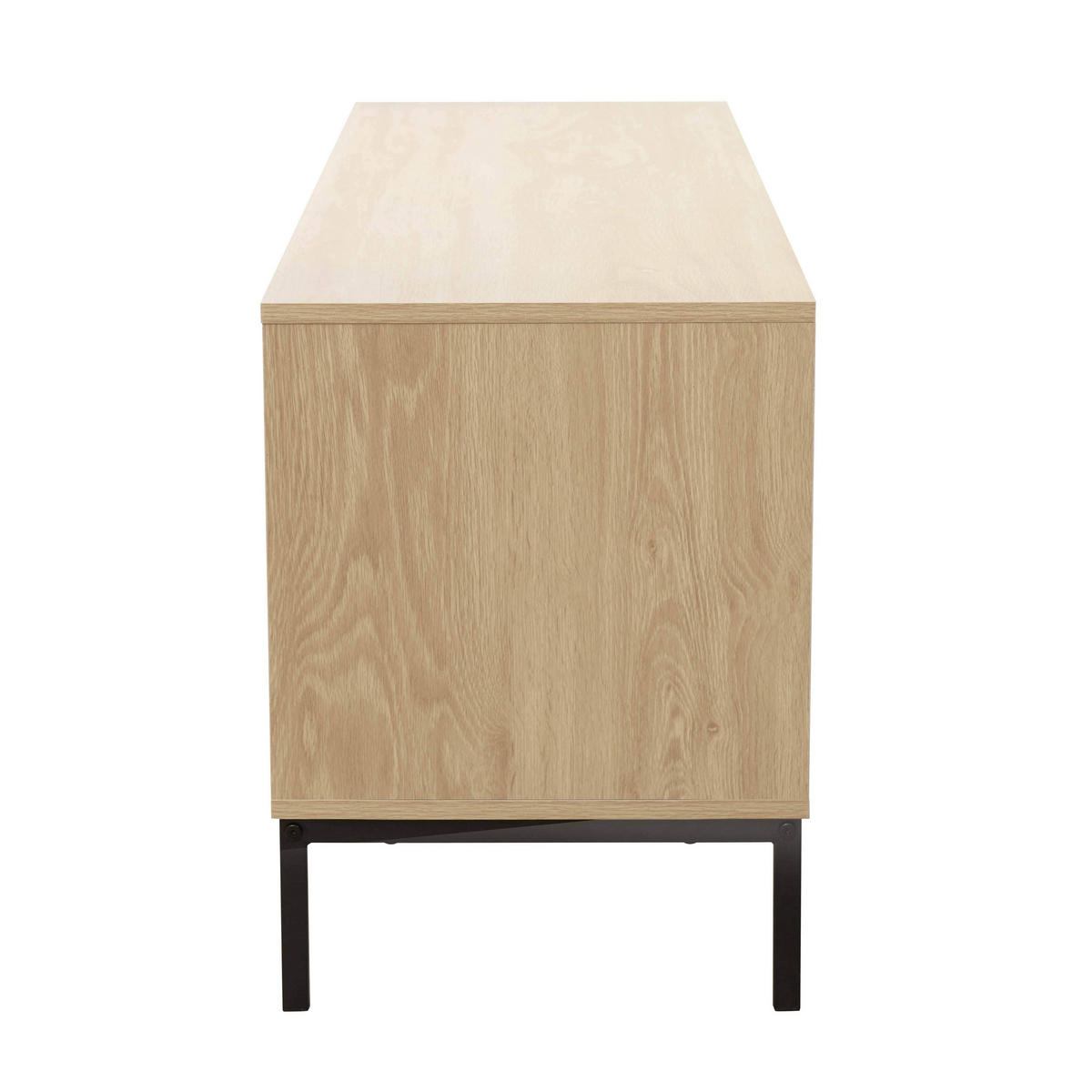 TV-SCHRANK, helles Holzeffekt - Beige, Holz (40/54/120cm) - Oviala