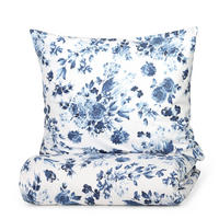 BETTWÄSCHE Sorli Baumwolle blau 160/200 cm - Blau, Textil (160/200cm) - Homla
