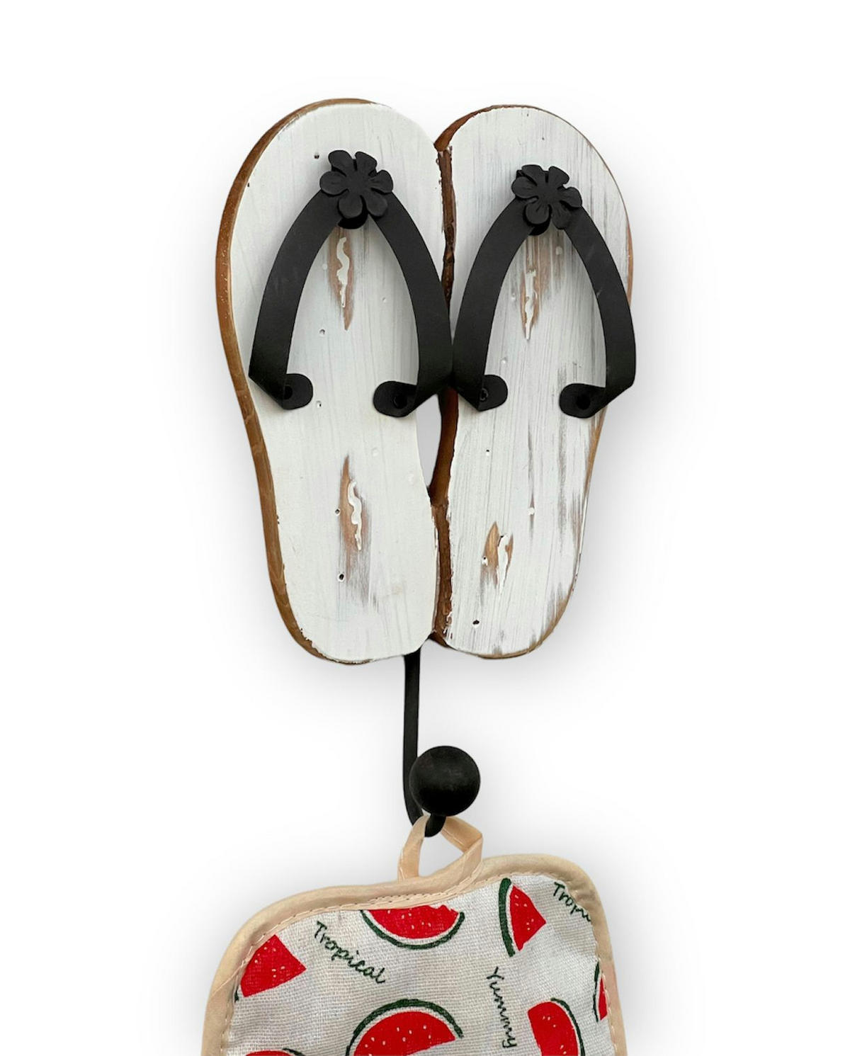 WANDGARDEROBE Sandalen Weiß MR82 - Weiß, Holz (15/26/5cm) - DanDiBo